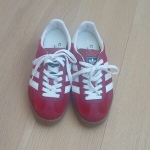 adidas Kids Red and White Sneakers
